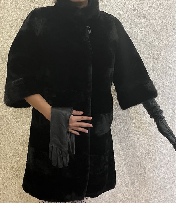 Мутоновая шуба, б/у