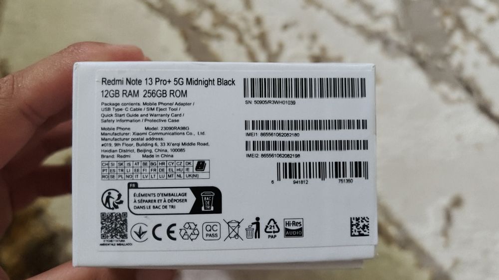 Redmi note 13 pro+ 5g