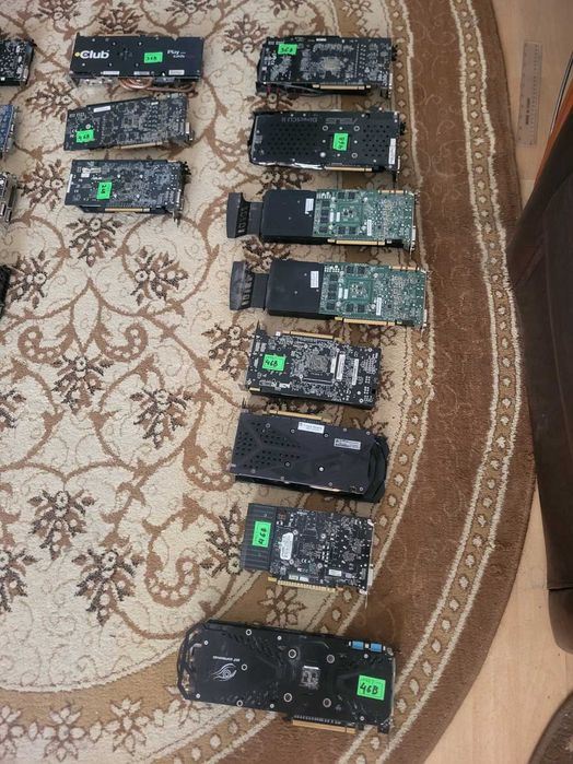 Lot Placi Video Nvidia GTX 1050TI, 980, AMD 470 8gb si altele