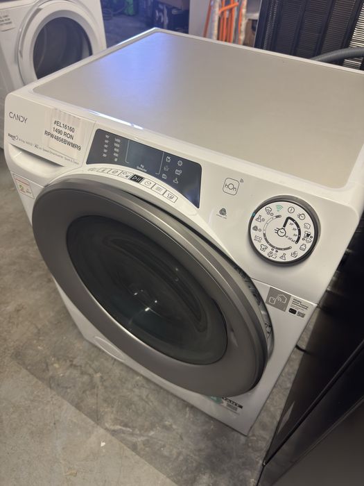 Mașină de spălat cu uscător Candy RapidÓ PRO RPW4856BWMR9/1-S cu factura si garantie 12 luni