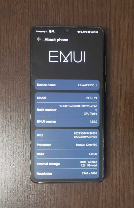 Vând Huawei P30, pachet complet
