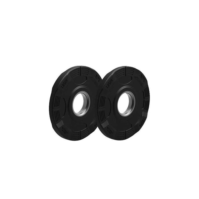 Комплект Олимпийска Щанга 127.5 кг - Сет Уретанови Дискове и Лост