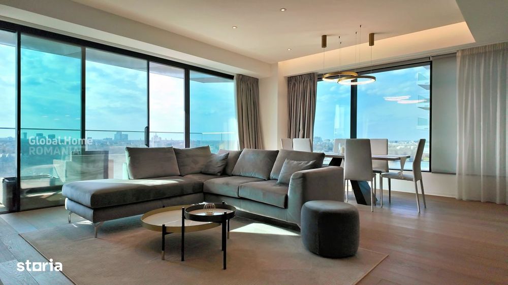 One Mircea Eliade - Floreasca | 4 Rooms + Terrace Open View | Lemon De
