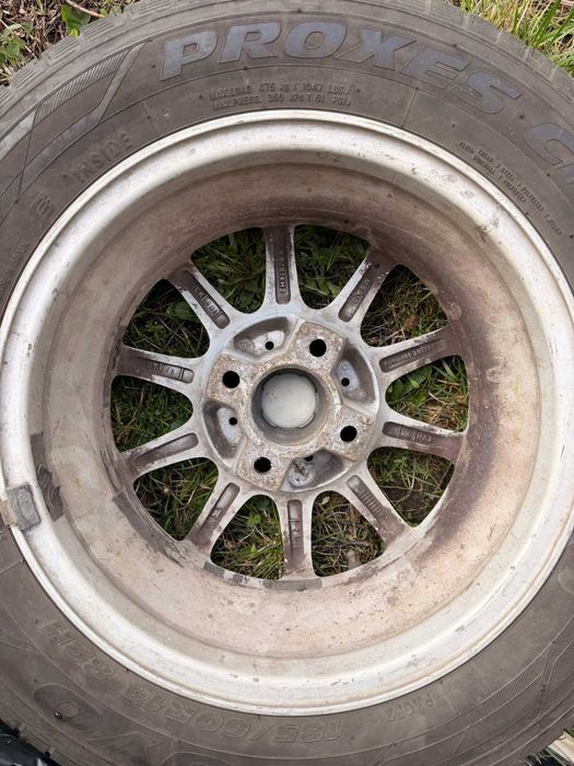 Комплект гуми с джанти (4 бр.) + резервна гума с джанта