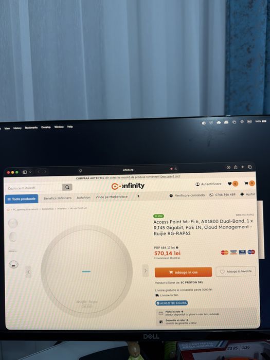 Acces Point Wi-Fi 6 Ruijie RG-RAP62