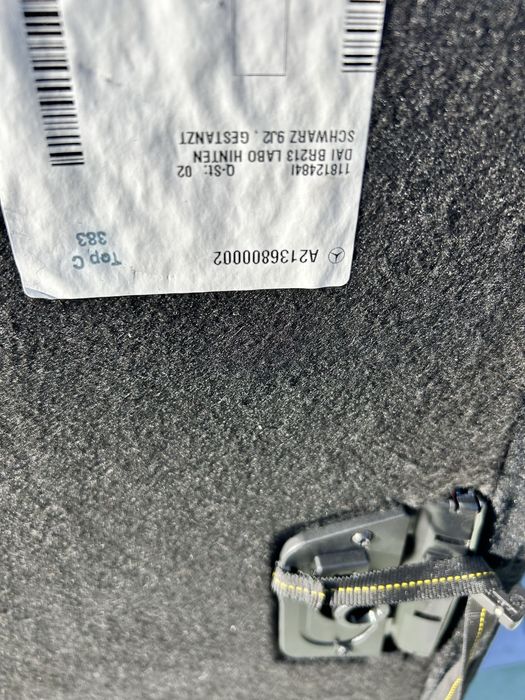 Mochetă portbagaj, poliță portbagaj Mercedes W213 break