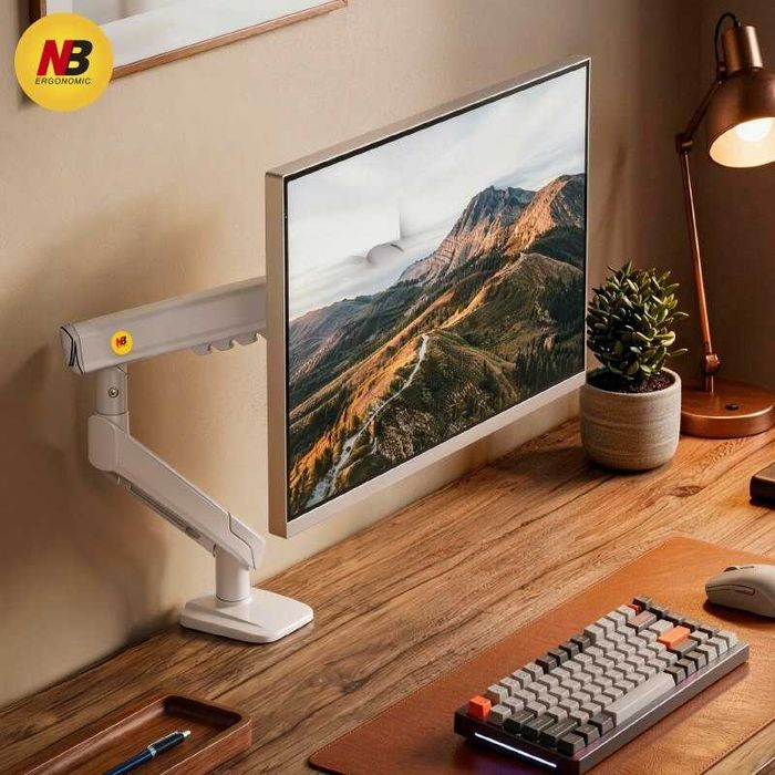 Кронштейн настольный, для игровых мониторов, 17-32, NB A5 белый, RSTAR