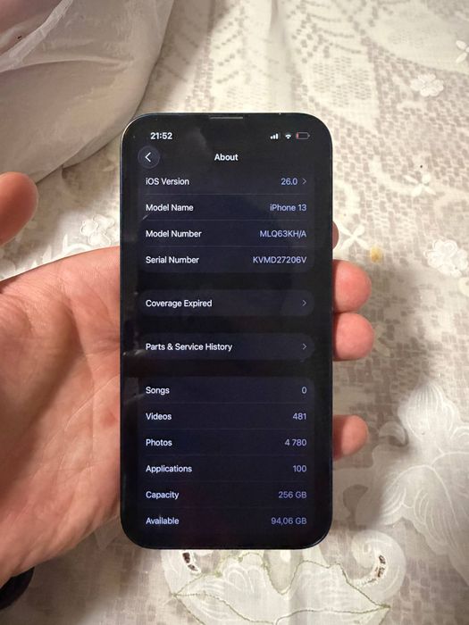 Iphone 13 zor holatda