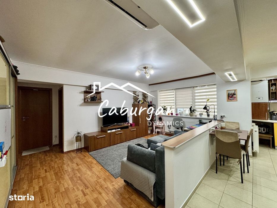 Apartament cu 2 camere, 46mp utili, mobilat, bloc cu lift, Turnisor