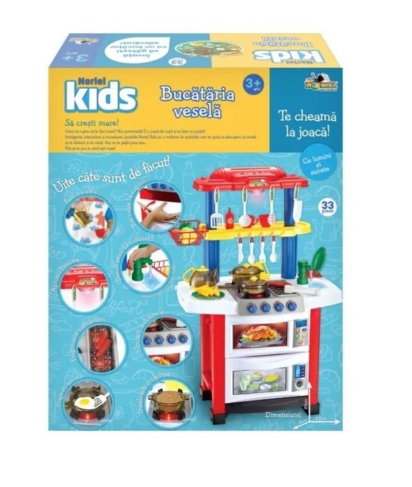 Bucatarie bucataria vesele jucarii copii produs nou cutie cadou Paste