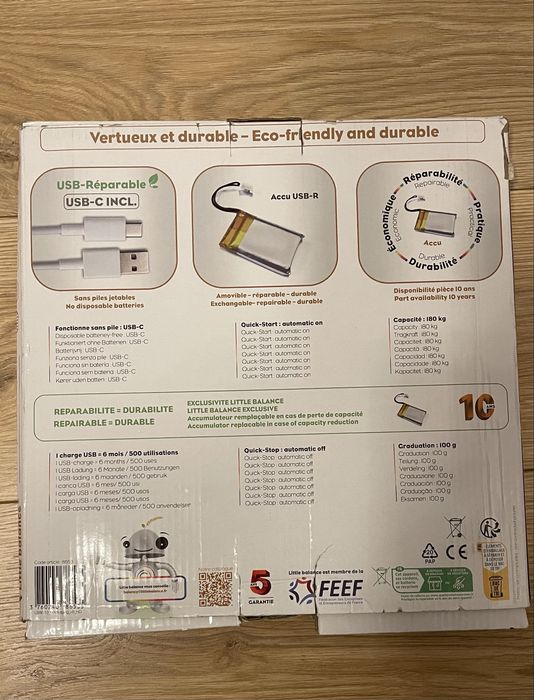 Cantar baie digital USB C