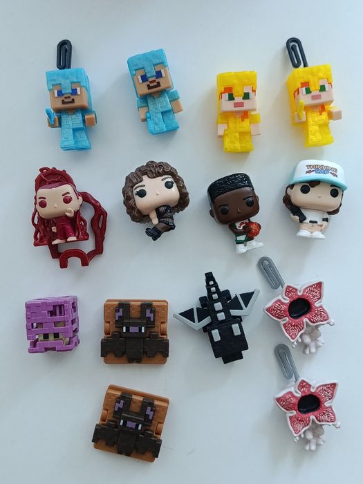 Kinder joy funko pop, minecraft и stranger things
