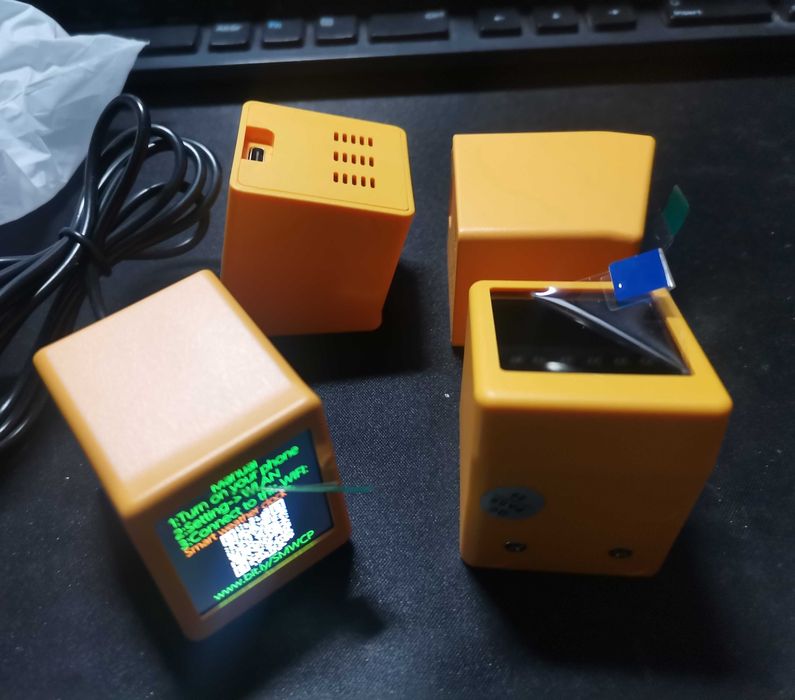 Mini statie meteo WiFI IoT display 2.8x2.8 cm AccuWeather smart