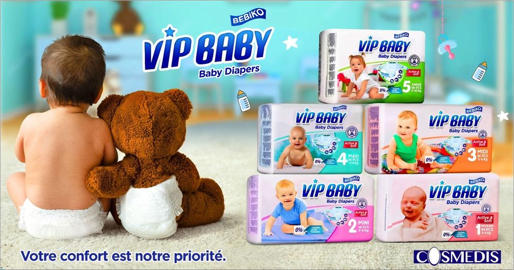 VIP Baby – Памперси и мокри кърпички | Продажба на едро и дребно