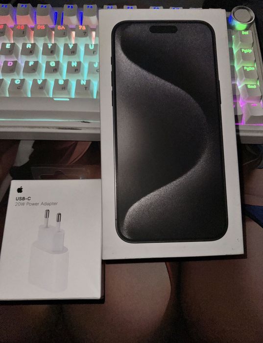 СРОЧНО! iPhone 15 pro max black titanium 512gb