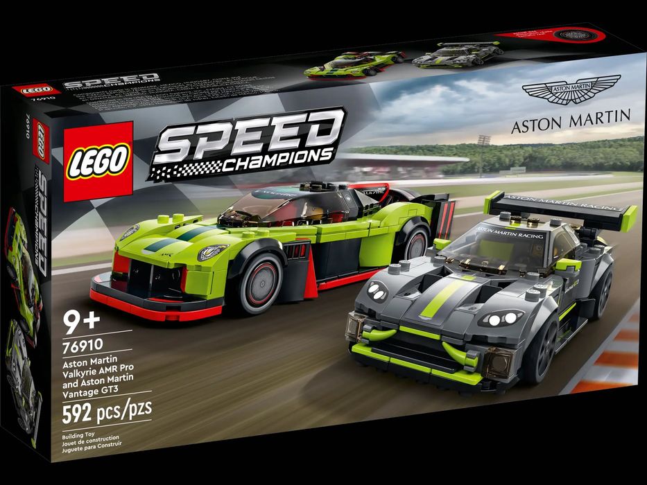 LEGO 76910 – Aston Martin Valkyrie AMR Pro & Vantage GT3 – Nou sigilat