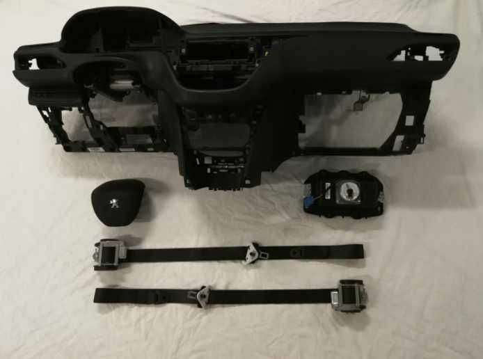 Peugeot 208 2008 kit airbag volan pasager plansa de bord set centuri
