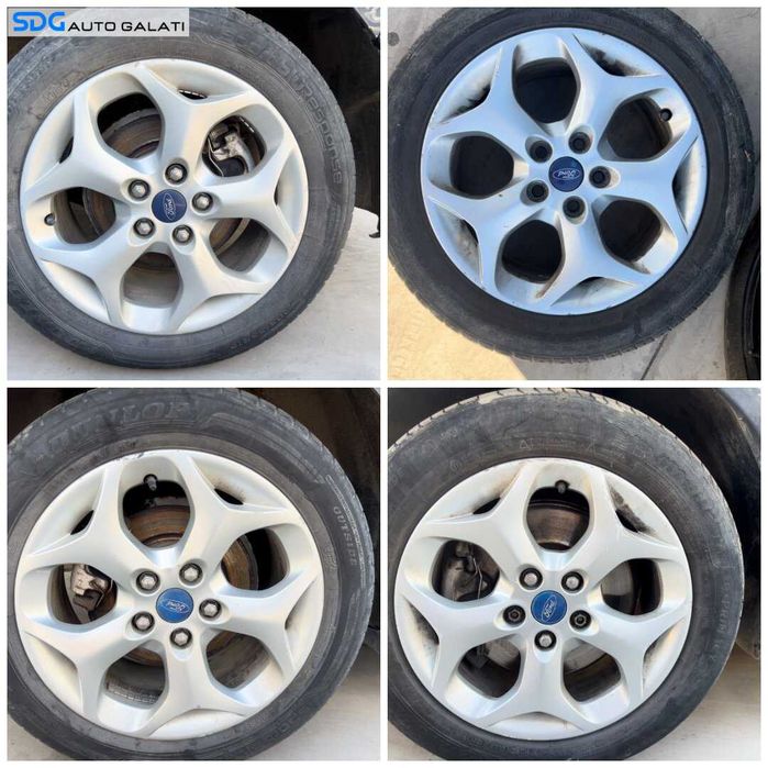 Set 4 Jante Janta Roata Roti Aliaj 5x108 CB 63.4 205 55 16 R16 Vara Jaguar F Pace 2015 - 2018 [Q6979]