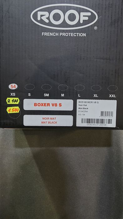 Cască moto modulară Roof Boxer V8-S XS