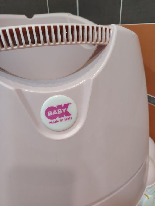 OK BABY Вана за къпане и сядане  РОЗОВА