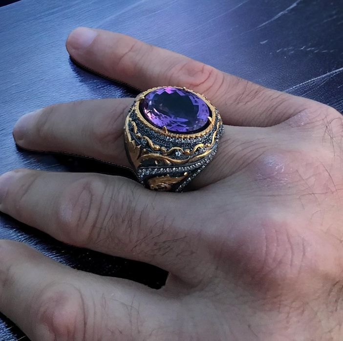 925 proba 100% qo'l ishi kumush uzuk