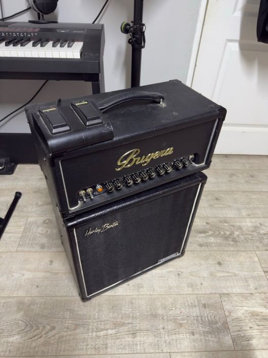 Amplificator Bugera G20 Infinium + Cabinet Harley Benton G112 Celestion V30