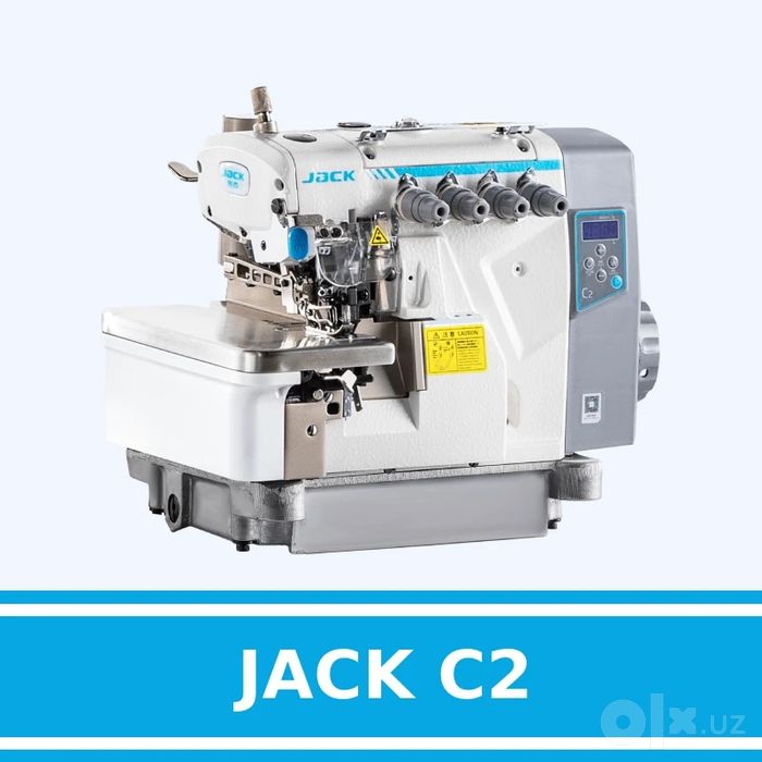 JACK C2 ozi ip uzadigan overlok yengi karobkada 3 yil kafolat