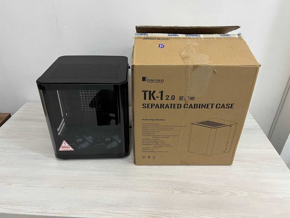 Панорамный корпус Jonsbo TK-1 2.0 Black — Аквариум для ПК