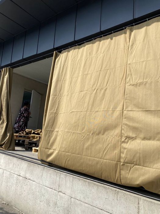 Брезент для ворот гараж