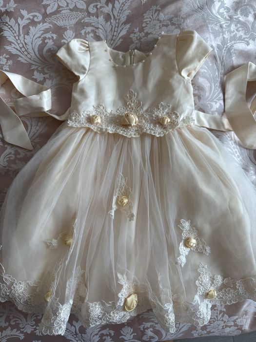 Детское платье и накидка