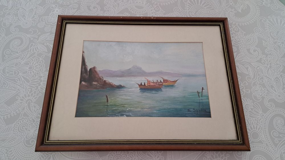 Pictura"   Tablou  Vintage  47/36cm