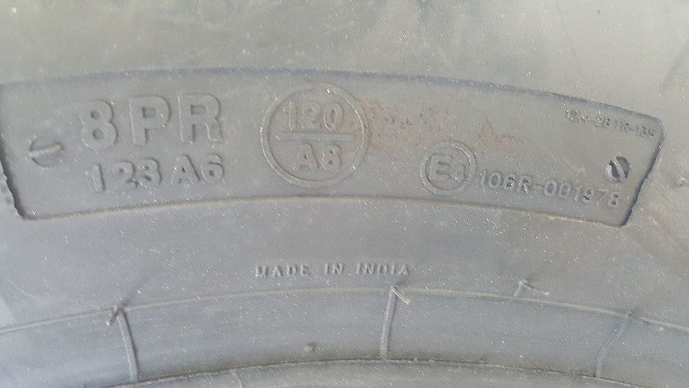 12.4-28 Cauciucuri NOI pentru Fiat spate anvelope BKT cu 8 pliuri