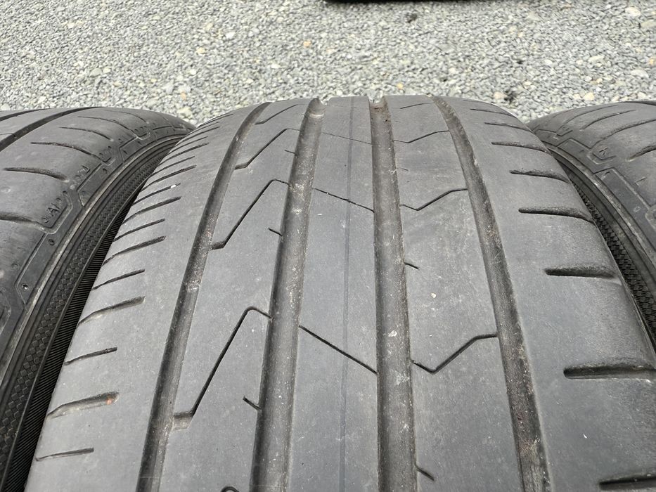4бр. Летни Гуми С Борд 205/55R/16 -HANKOOK- DOT:4417- 5.2мм. + 4.9мм.