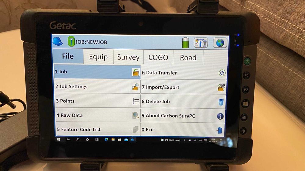 Tableta Rugged GETAC T800 GPS Controler SURVCE Magnet Field