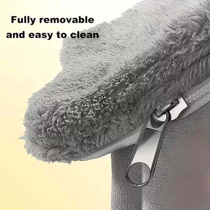 Мека и топла къща за домашни любимци, кучета и котки с двоен покрив