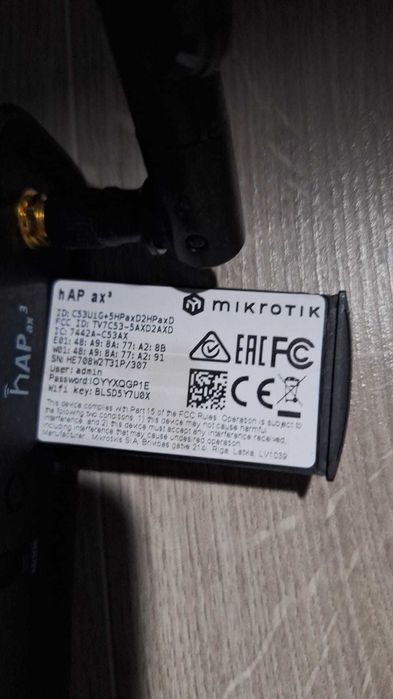 mikrotik hap ax3
