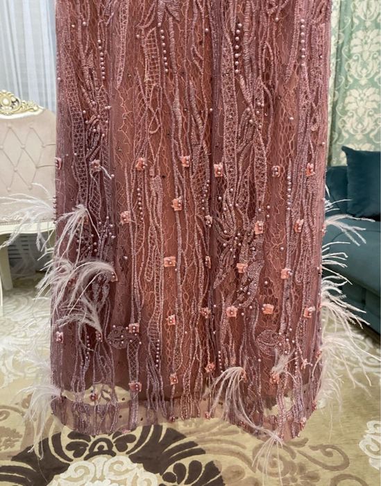 нарядное платье розовое