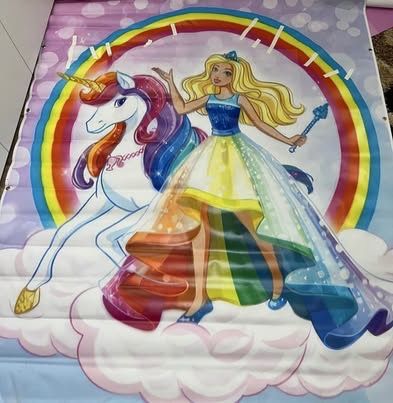 Banner 1,90 x 1,60 tematica Barbie