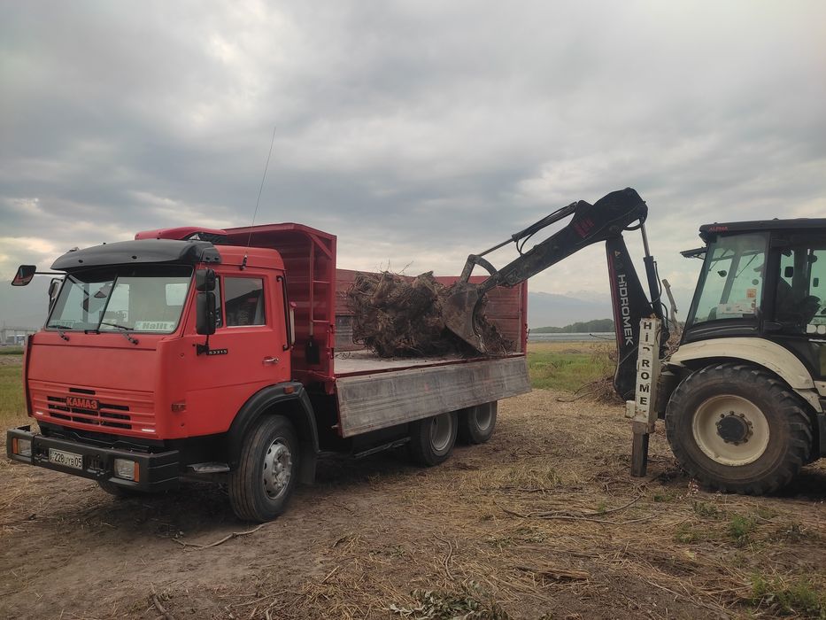 Услуги КамАЗа: сельхозник самосвал бокавал