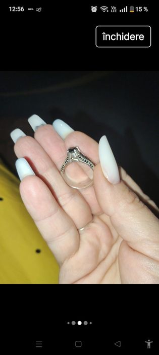 Inel argint elegant