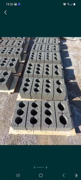 Прессованный шлакоблоктар сатылады