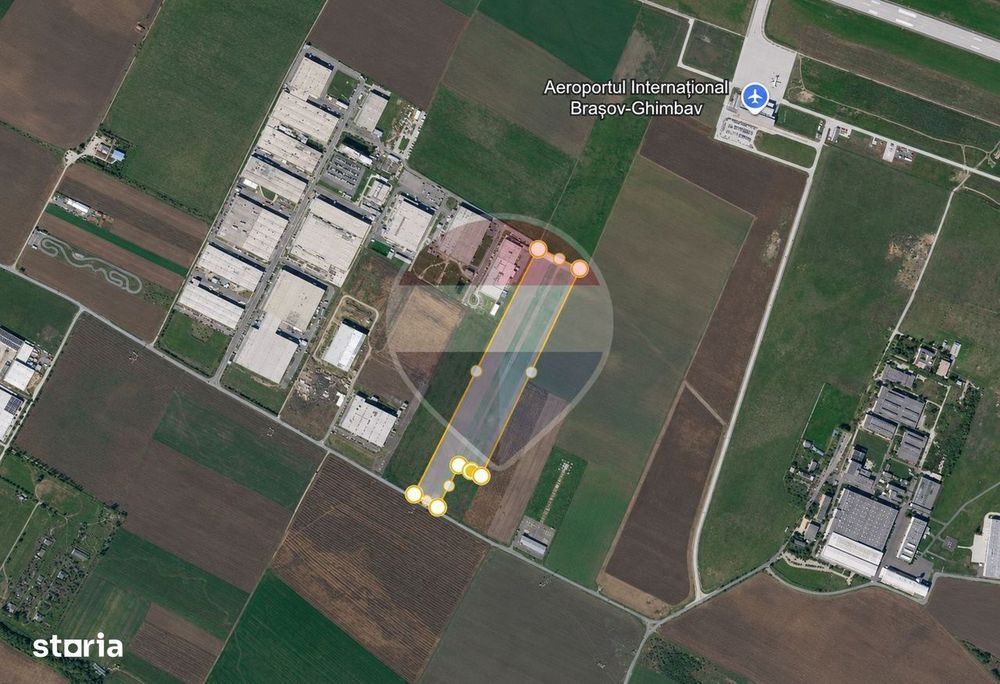 Teren 89,829 Mp De Inchiriat | Ghimbav – Aeroport Brasov