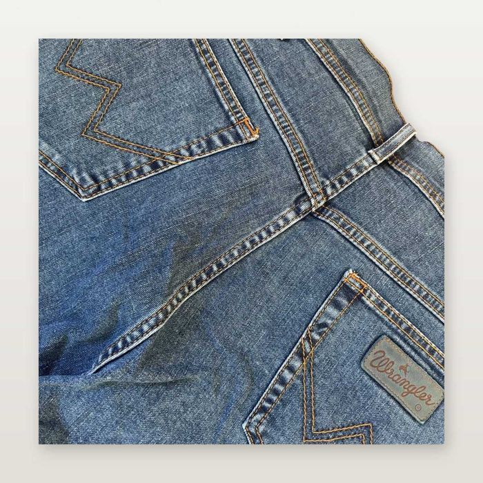 Wrangler багги дънки сини винтидж XL