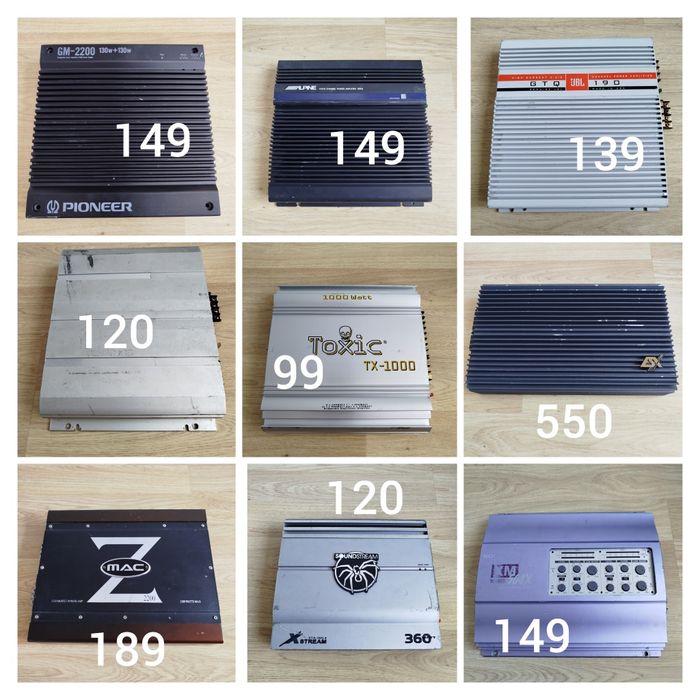 Усилвател за кола бас каса