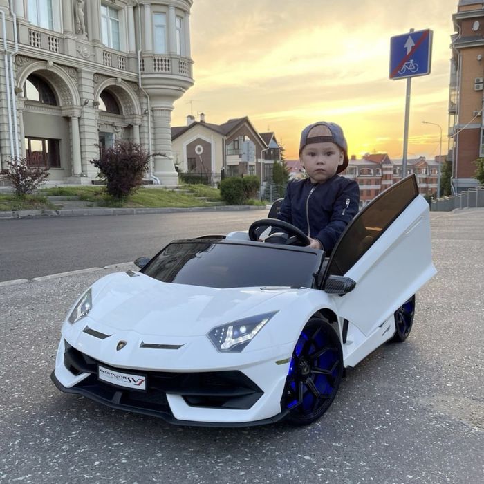 Детский электромобиль Lamborghini Aventador 24v с монитором| доставка