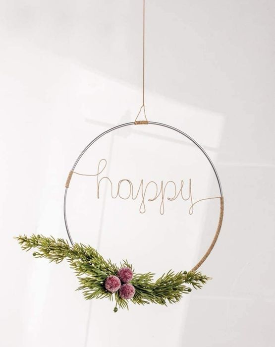 Inele metalice decorative Rayher 25 cm Handmade