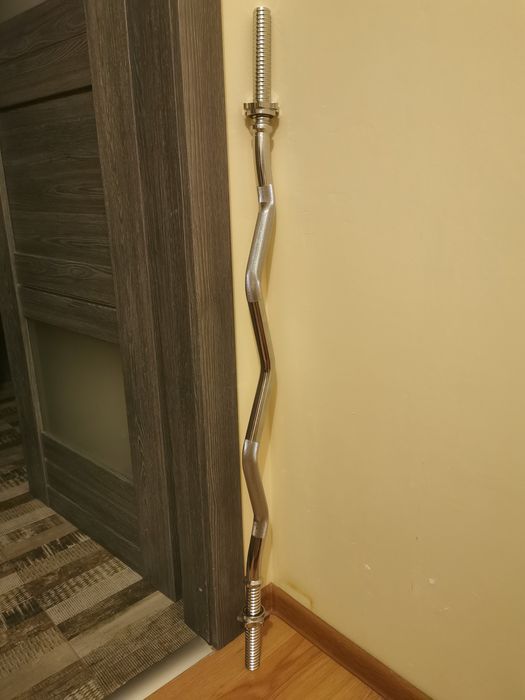 Извит лост за тежести SPARTAN 120см/30мм