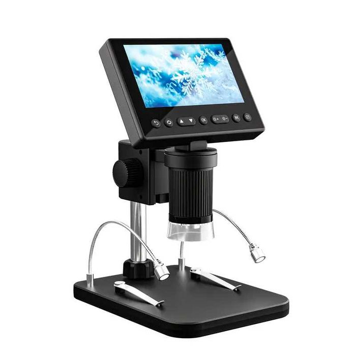Цифров микроскоп 4.5 Inch дисплей електронен микроскоп електроника