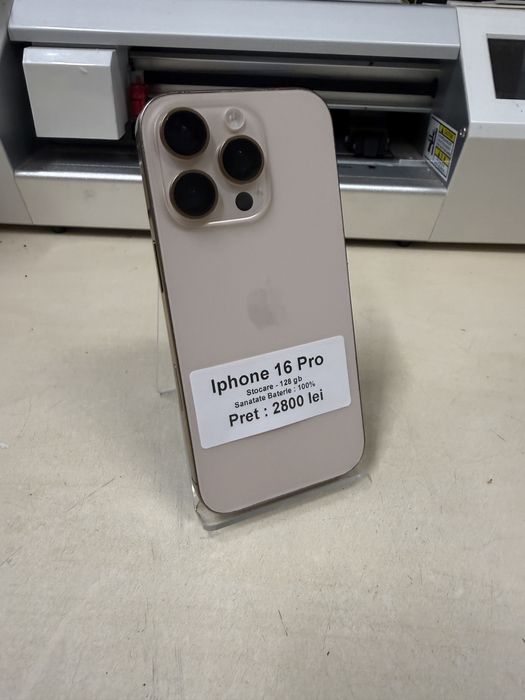 Iphone 16 pro  / 128 gb / 100% baterie / Garantie