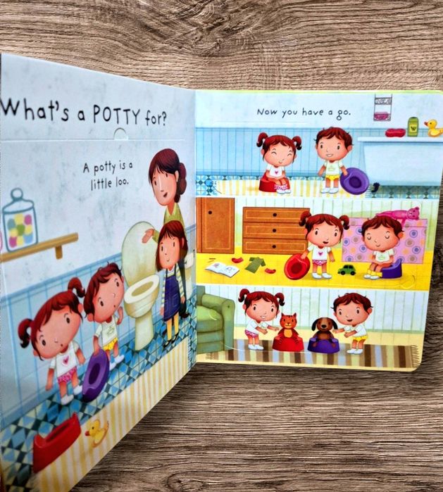 Carte Usborne - why do we need a potty?